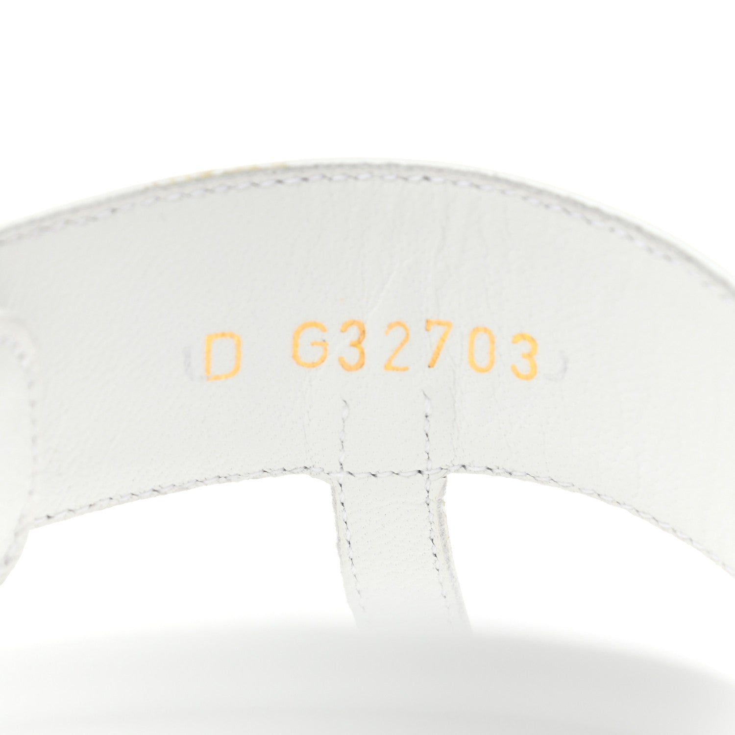 Chanel Lambskin CC Thong Sandals 38 White 8 of 8