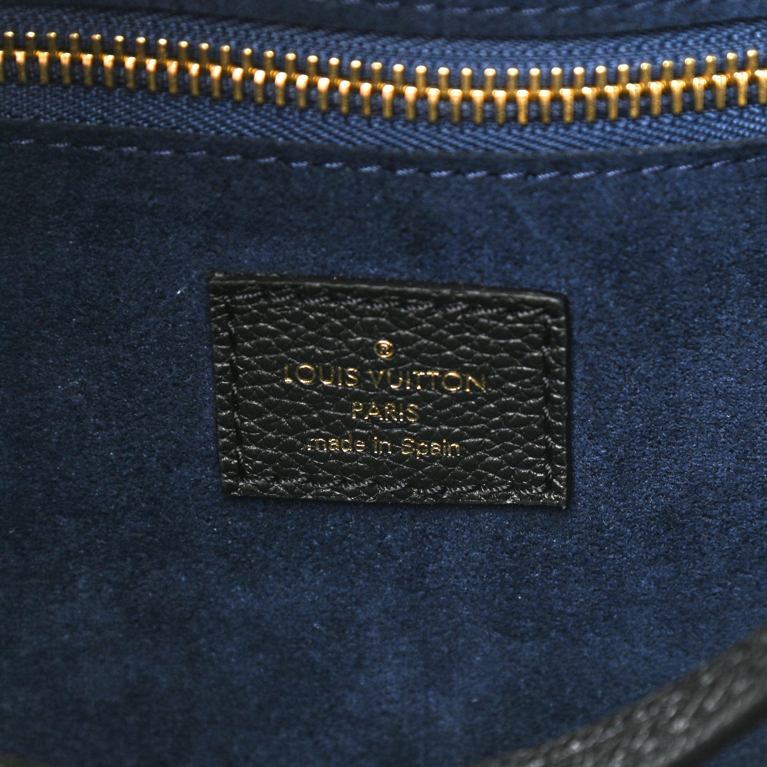 Louis Vuitton Empreinte Monogram Giant Neverfull MM Black 7 of 10