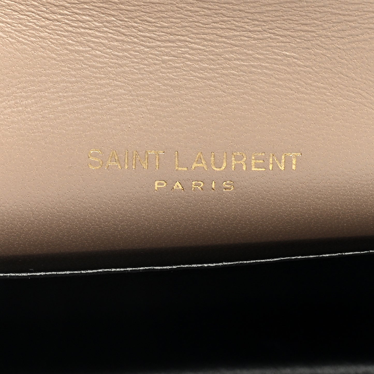 Lambskin Quilted Monogram Micro Gaby Crossbody Bag Beige