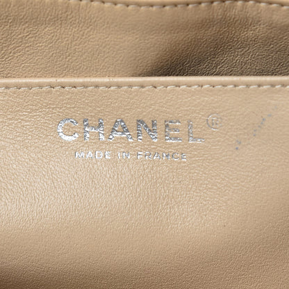 Chanel Lambskin Quilted Jumbo Single Flap Beige Clair 7 of 18