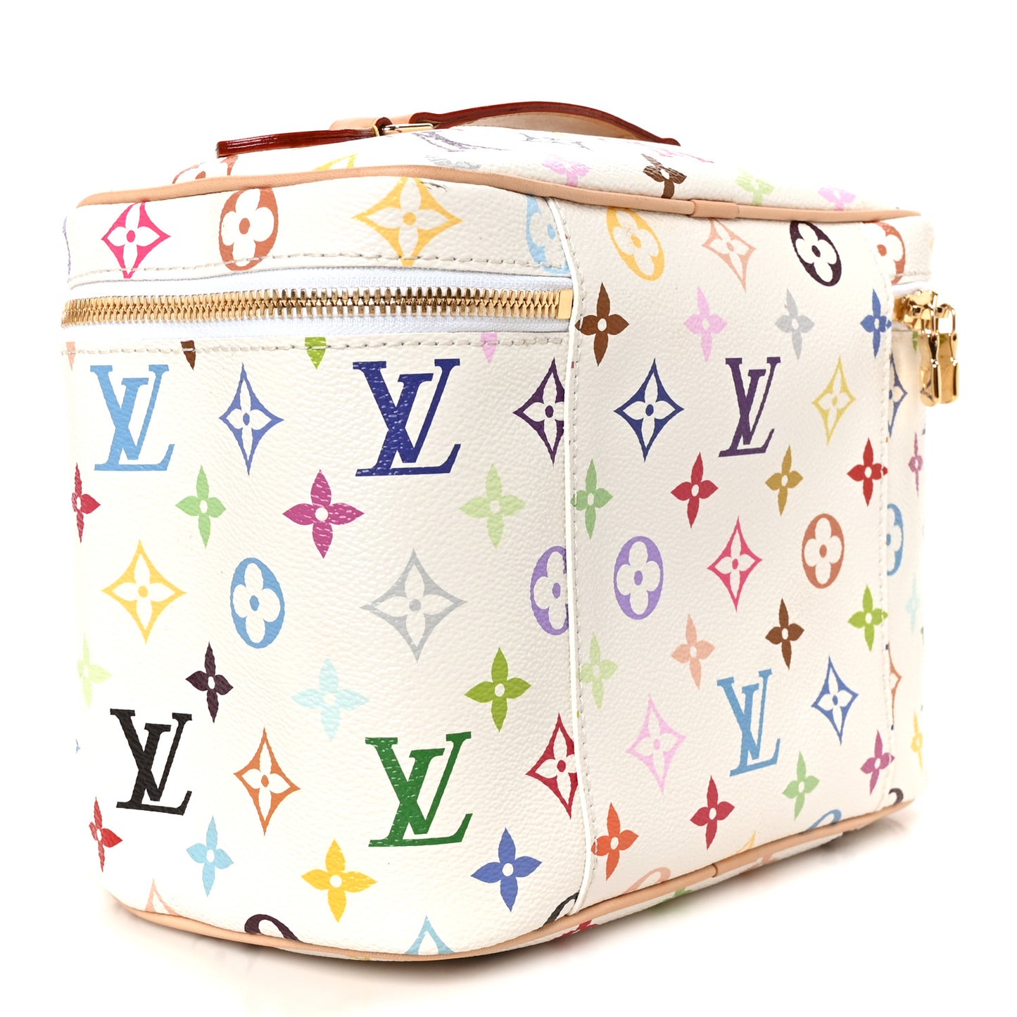 LV X TM Monogram Multicolor Nice BB White