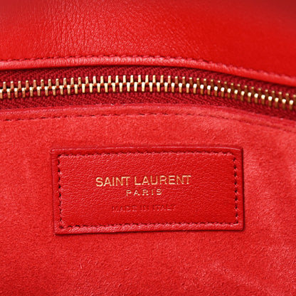 Saint Laurent Calfskin Small Sac De Jour Vermillion 7 of 11