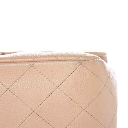Chanel Caviar Quilted Jumbo Double Flap Beige Clair 13 of 13