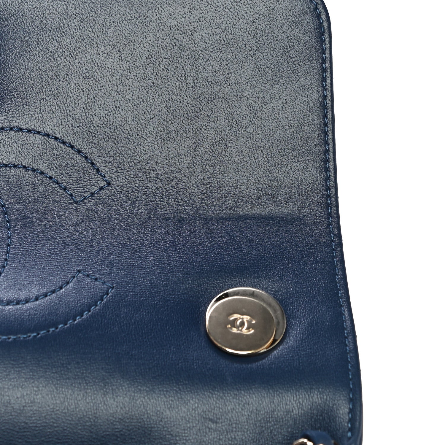 Chanel Lambskin Quilted Small Trendy CC Flap Dual Handle Bag Navy 12 of 12