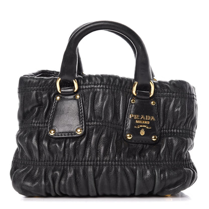 Prada Nappa Gaufre Mini Crossbody Bag Black 1 of 16