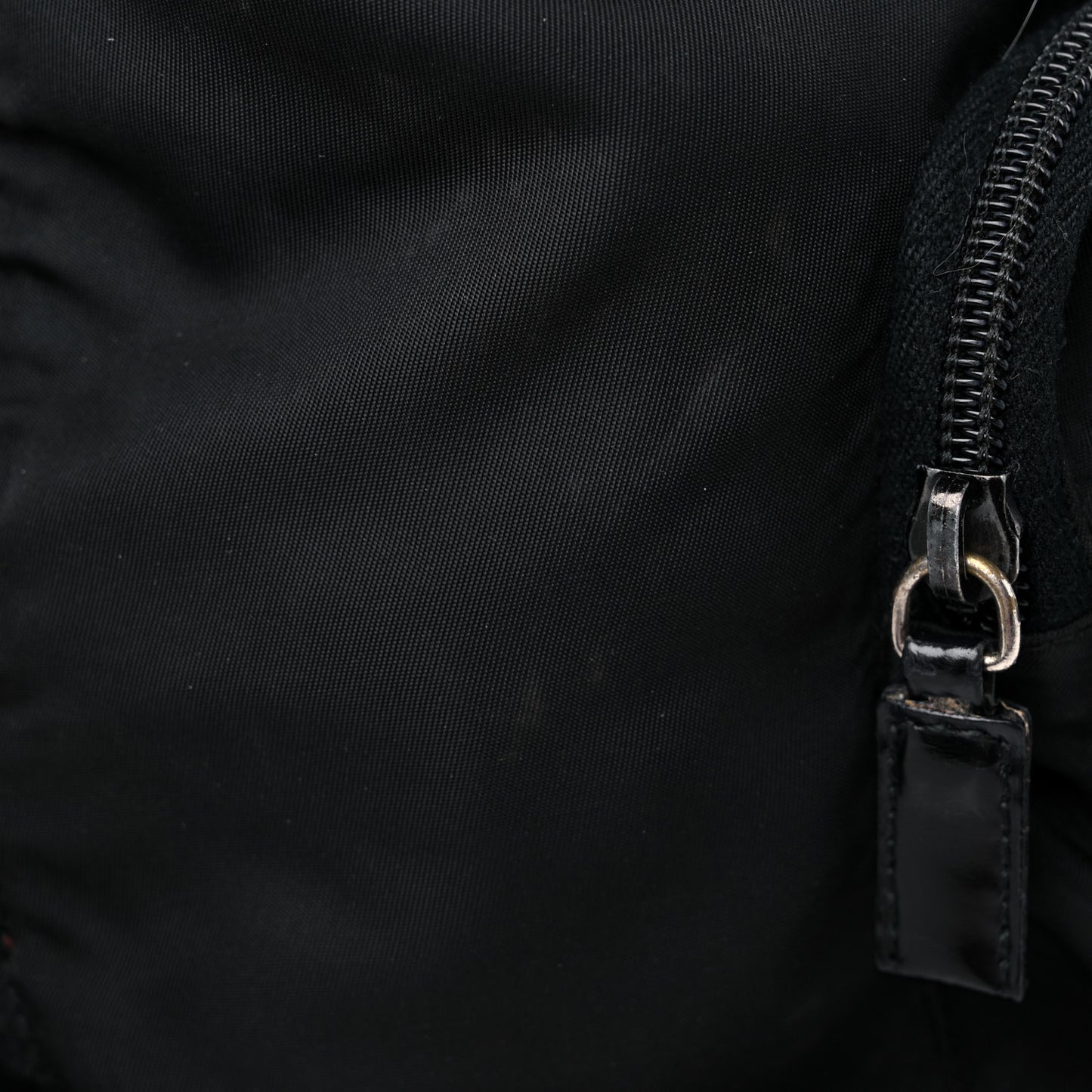 Nylon Vela Cinch Backpack Black