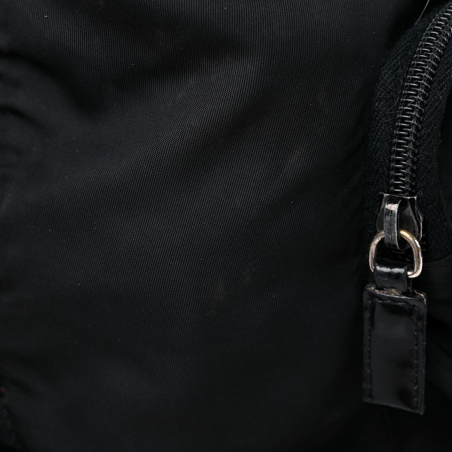 Prada Nylon Vela Cinch Backpack Black 12 of 14