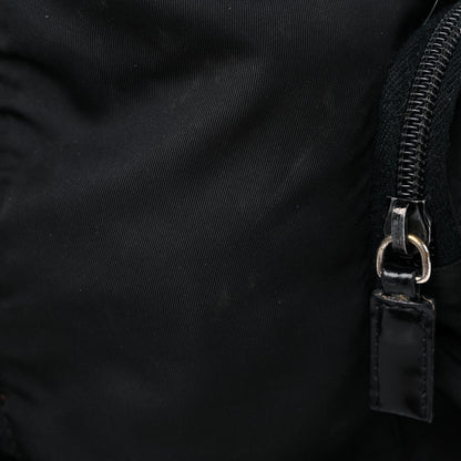 Prada Nylon Vela Cinch Backpack Black 12 of 14