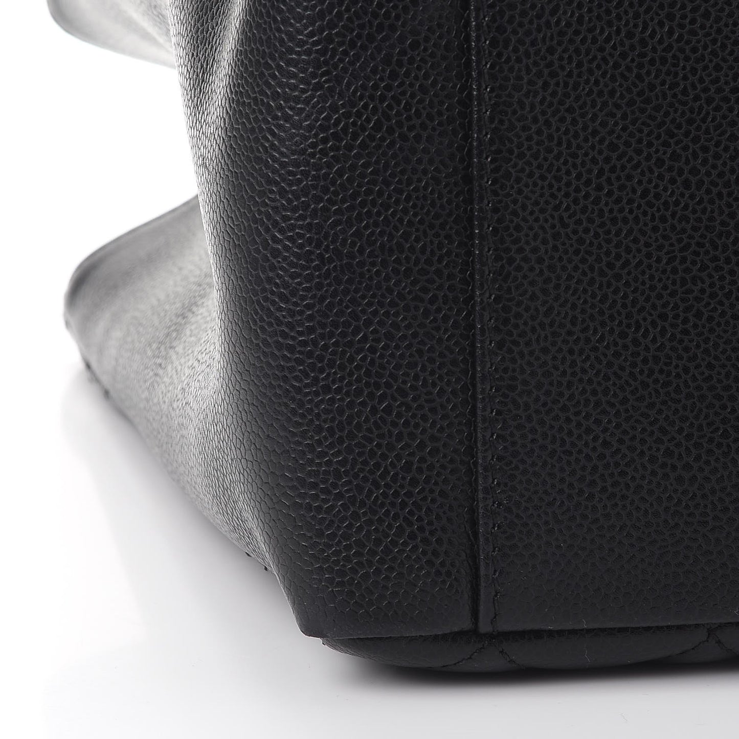Caviar Quilted Grand Shopping Tote GST Black