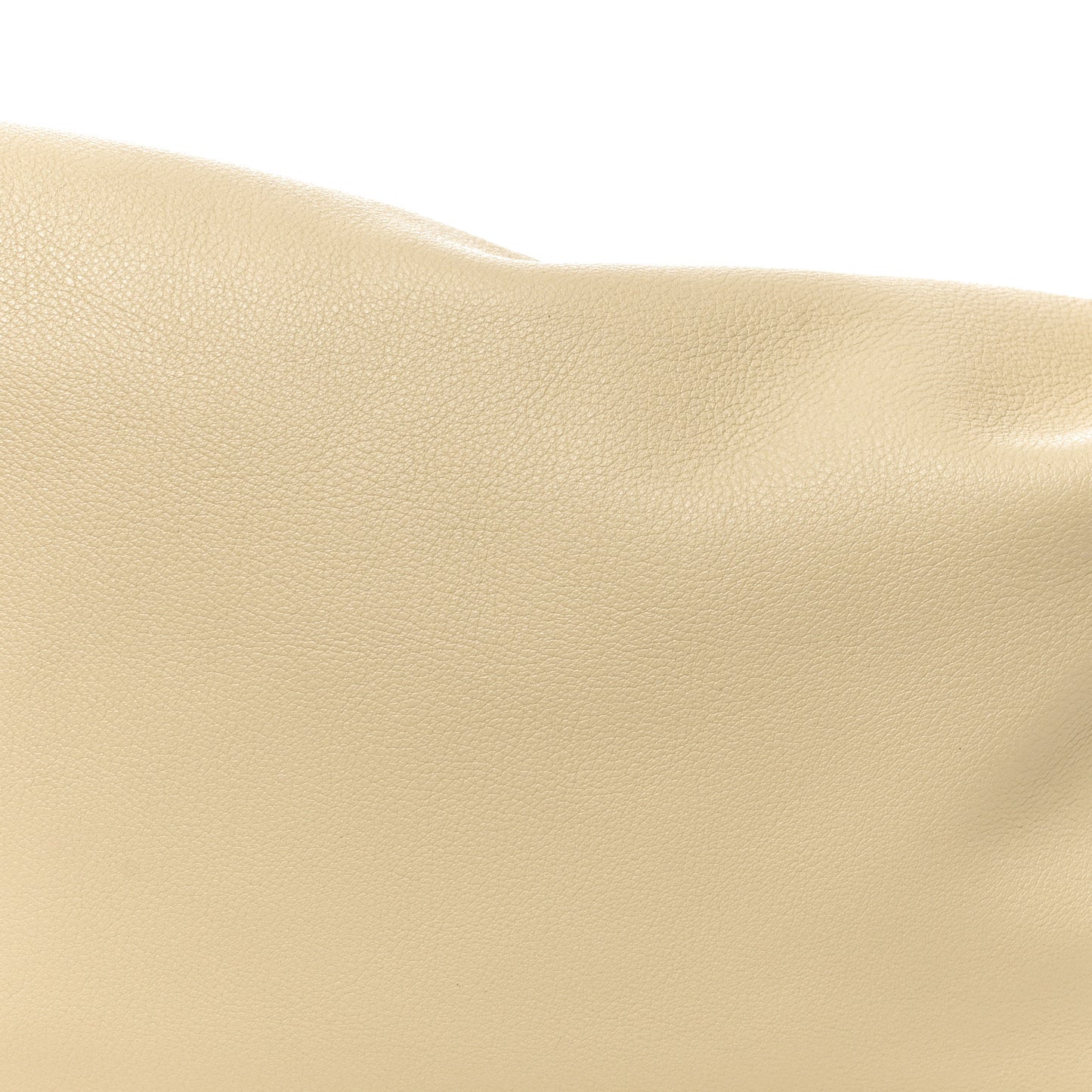 Supple Calfskin Large Romy Shoulder Bag Rice