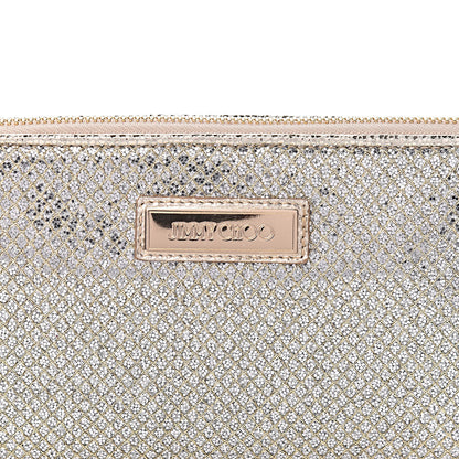 Jimmy Choo Glitter Fabric Shoulder Bag Champagne 10 of 10