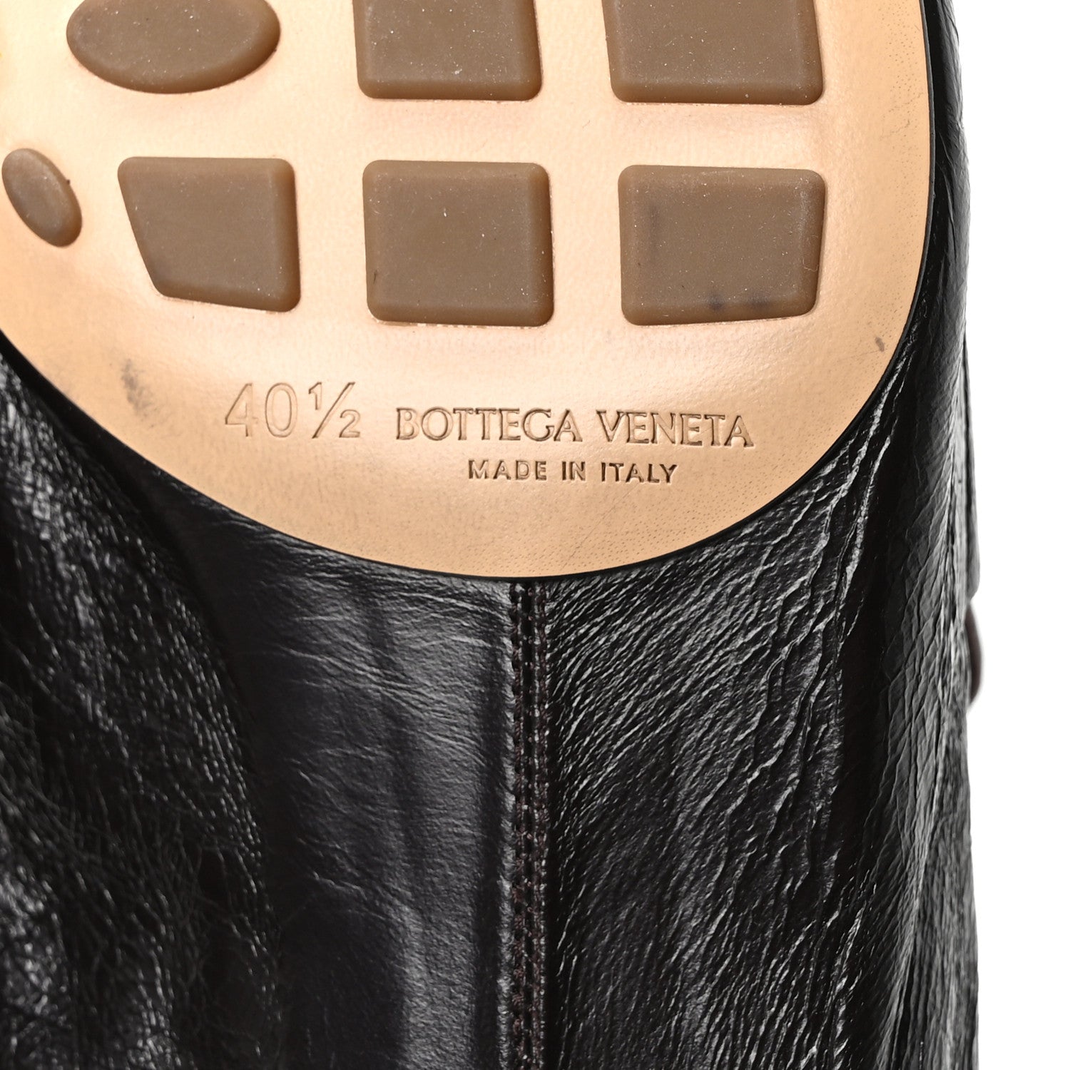 Bottega Veneta Crushed Nappa Madame Loafers 40.5 Black 7 of 8