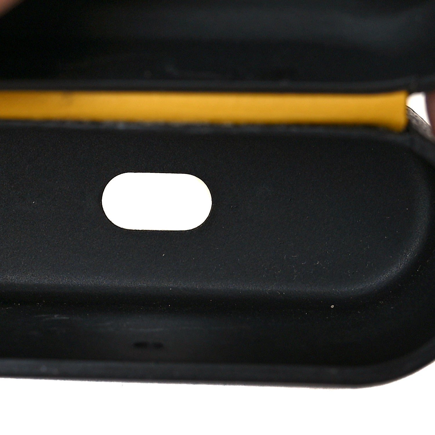 Fendi Coated Canvas FF Airpods Pro Case Black Yellow 4 of 7