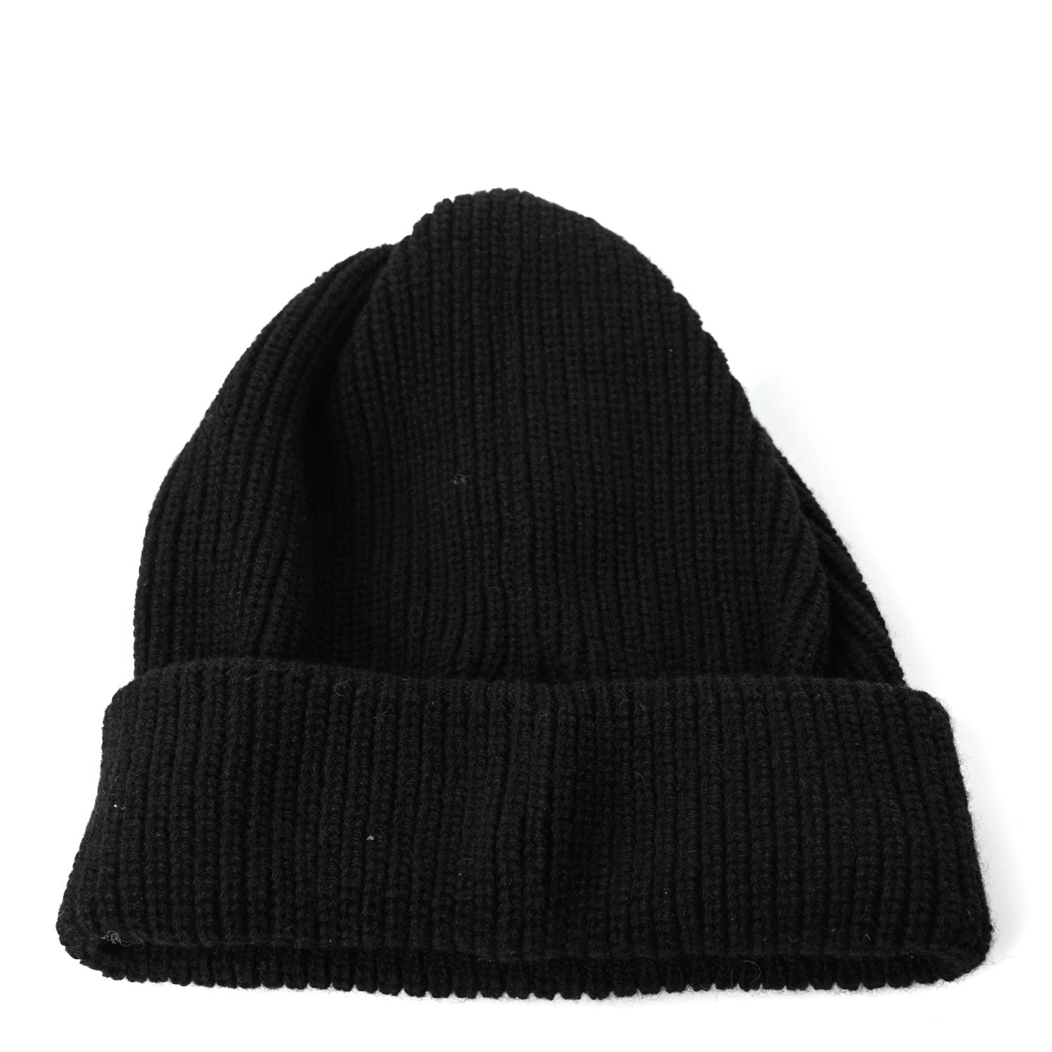 Chanel Cashmere Logo Beanie Hat Black White 3 of 4