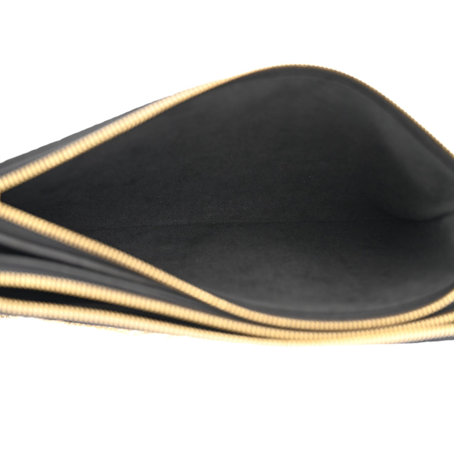 Empreinte Double Zip Pochette Black