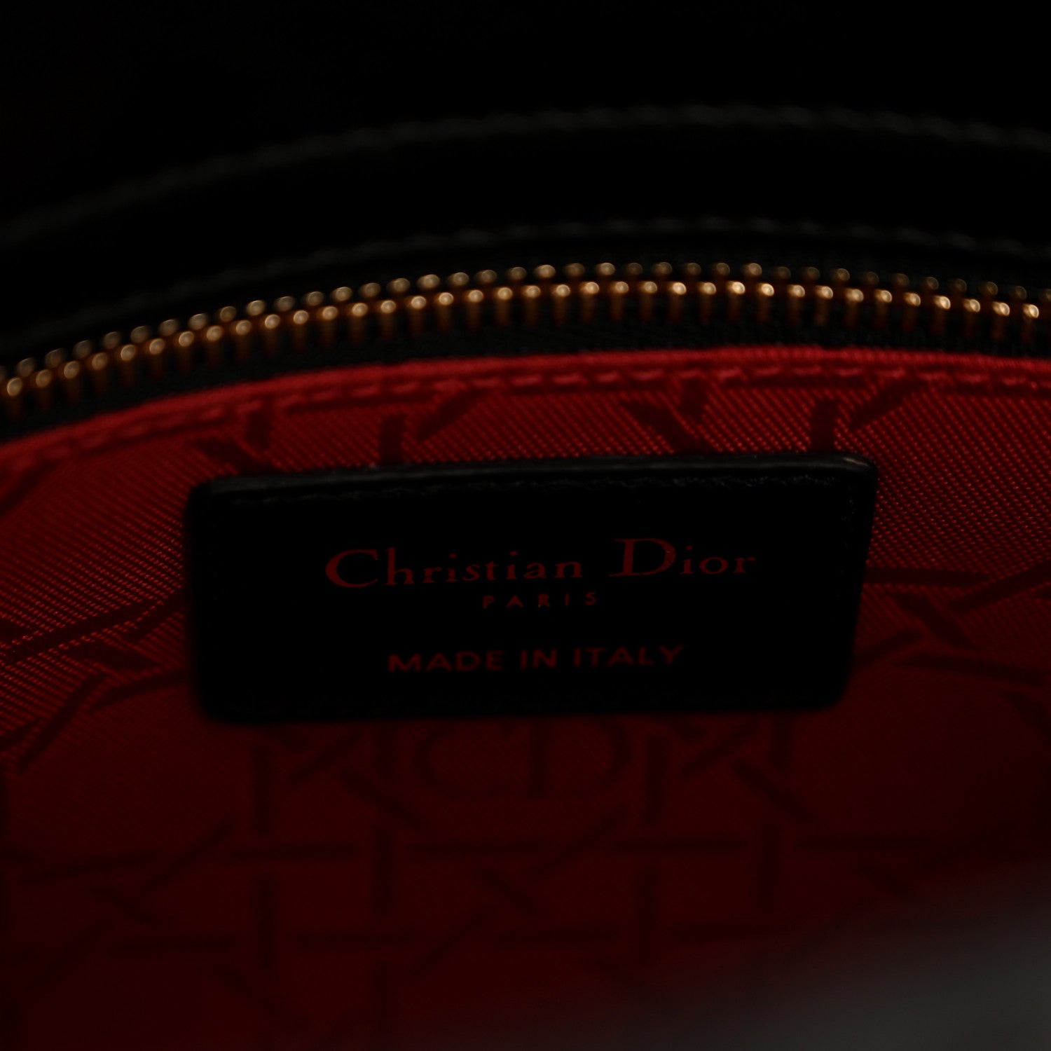 Christian Dior Lambskin Cannage Small Lucky Badges My Lady Dior Black 6 of 14