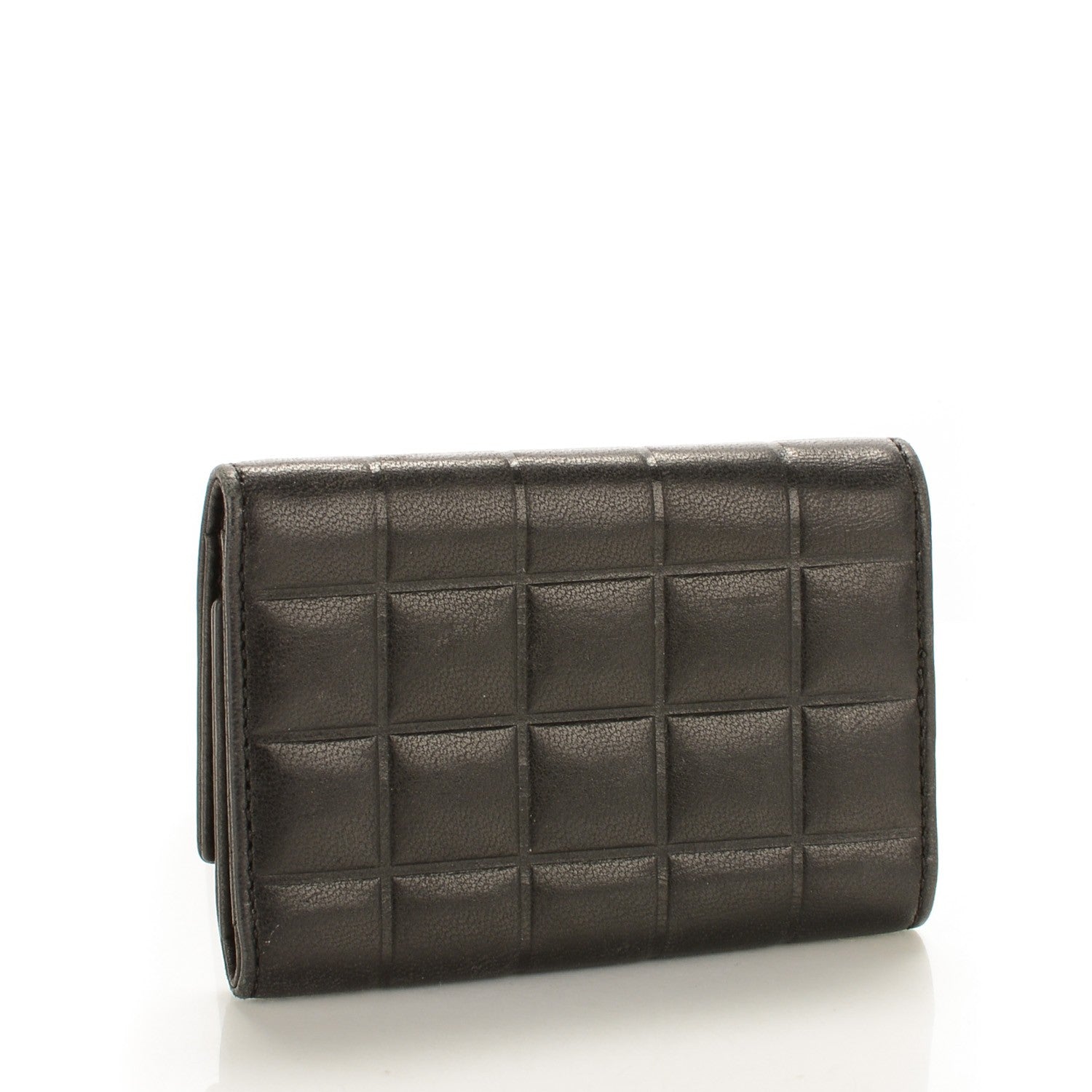 Chanel Lambskin Chocolate Bar 6 Key Holder Black 3 of 8
