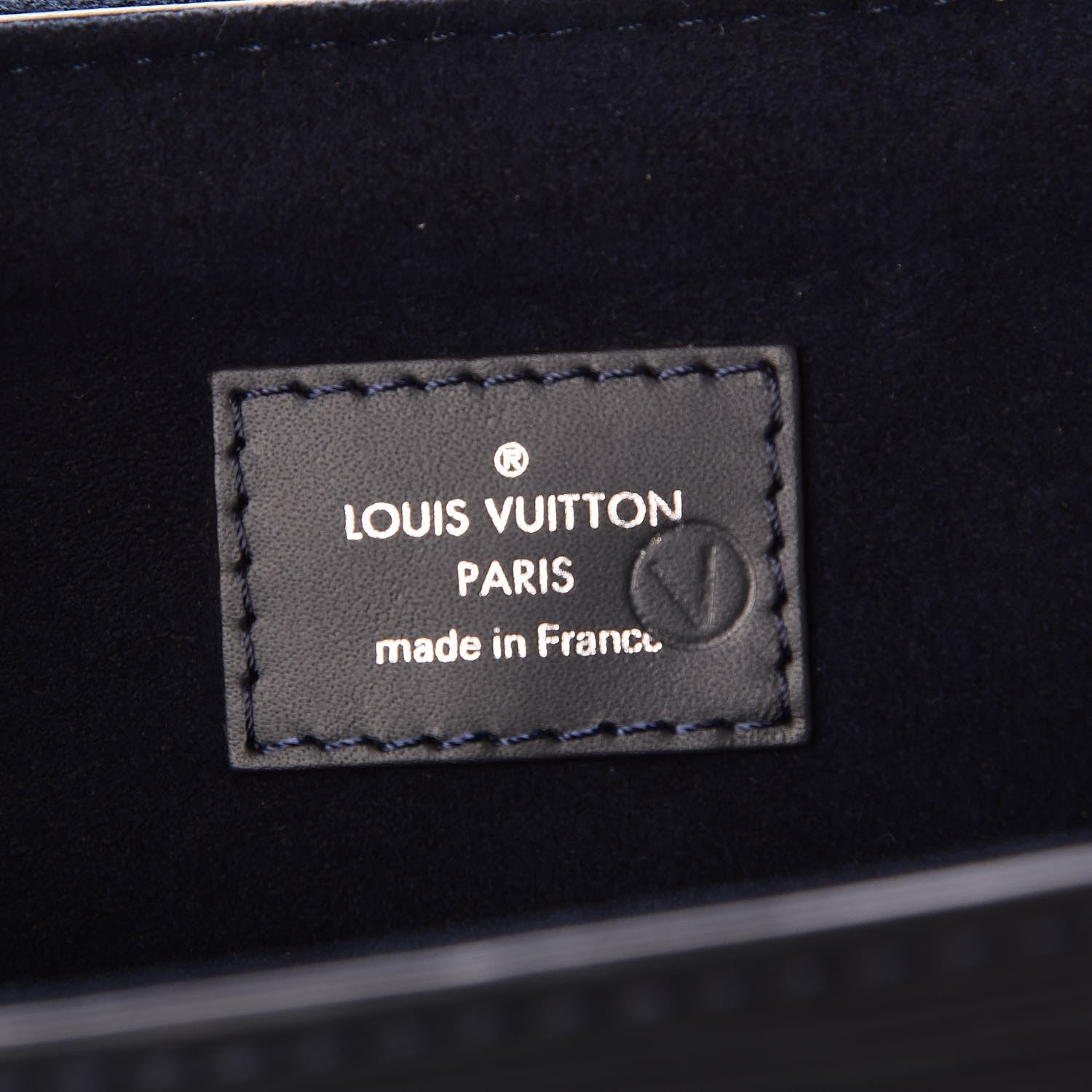Louis Vuitton Epi Christopher Messenger Navy Stripes 6 of 7