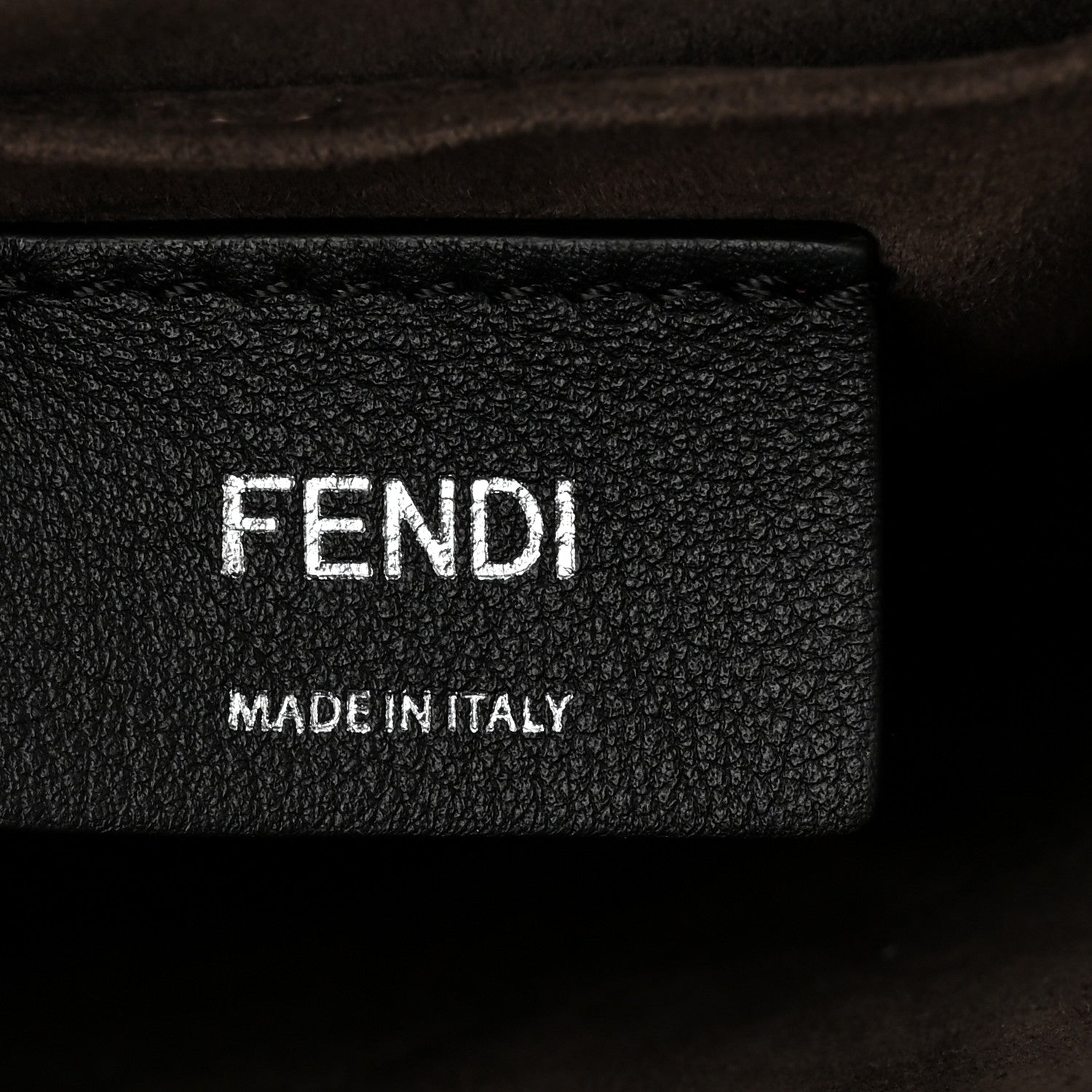 Fendi Vitello Pelo Dolce Liberty Lucido Sfumato Leopard Kan I Shoulder Bag Grigio Marrone Bordeaux 6 of 10