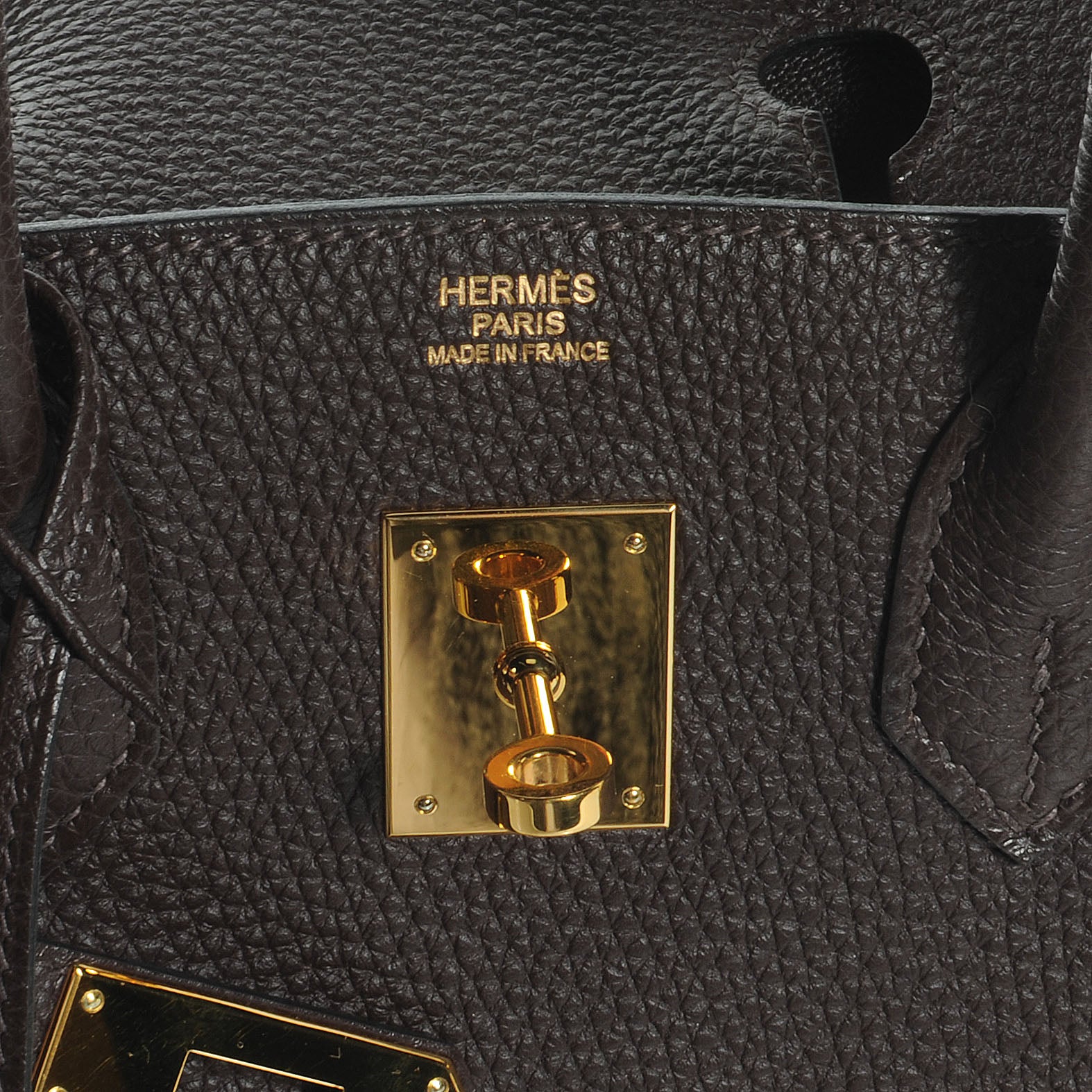 Hermes Togo Birkin 25 Chocolate 7 of 9