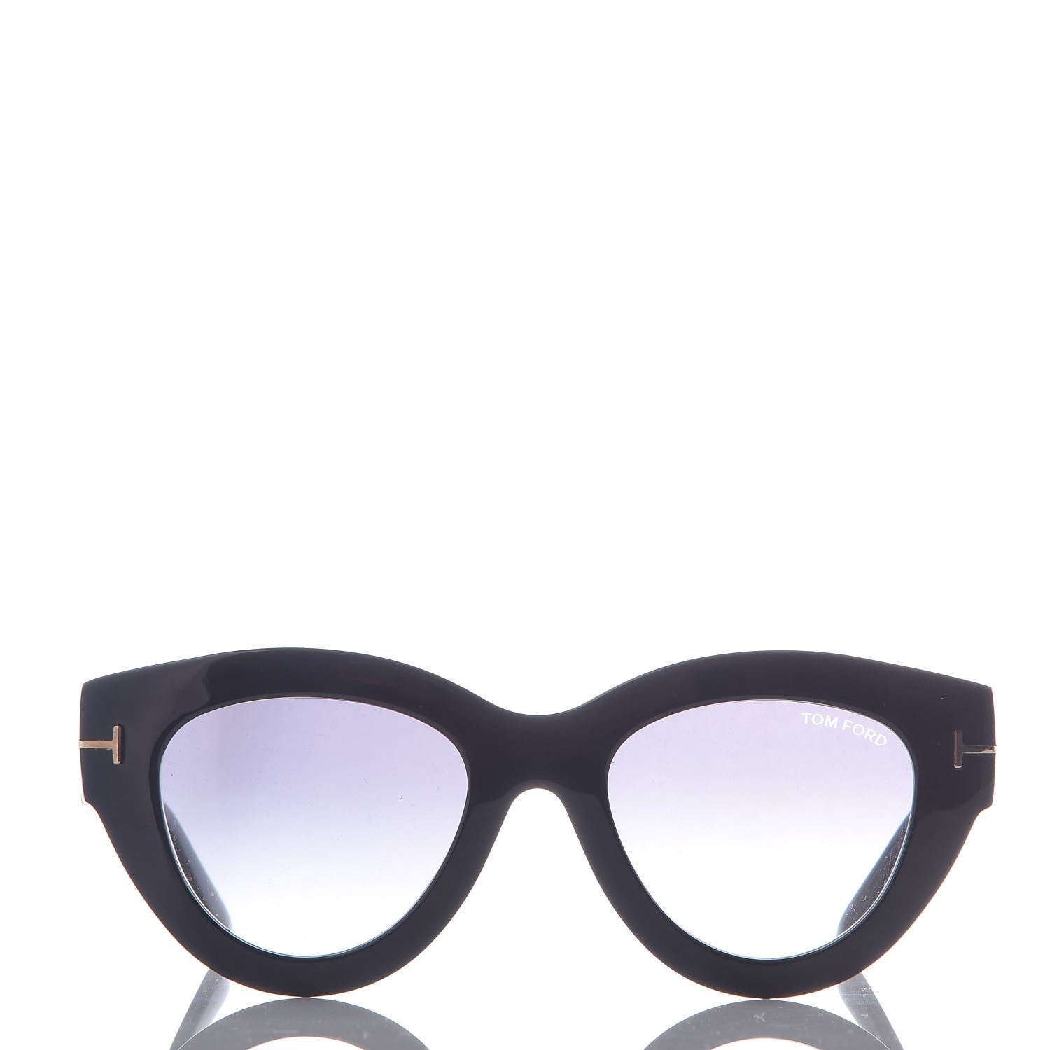 Tom Ford Slater Cat Eye Sunglasses TF658 Black 2 of 7