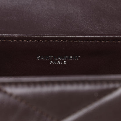 Saint Laurent Calfskin Y Quilted Monogram Toy Loulou Monogram Crossbody Bag Black Tulipe 6 of 9