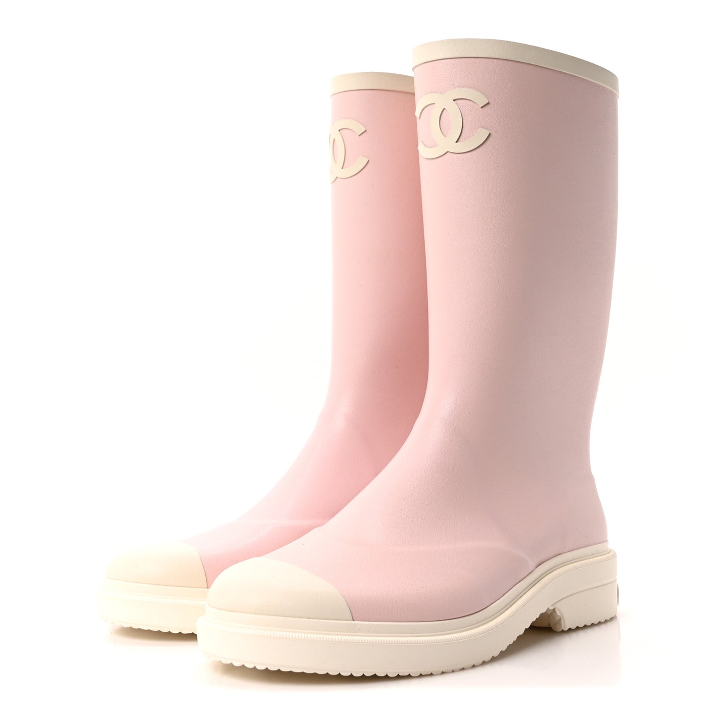 Caoutchouk CC High Boots 41 Light Pink White