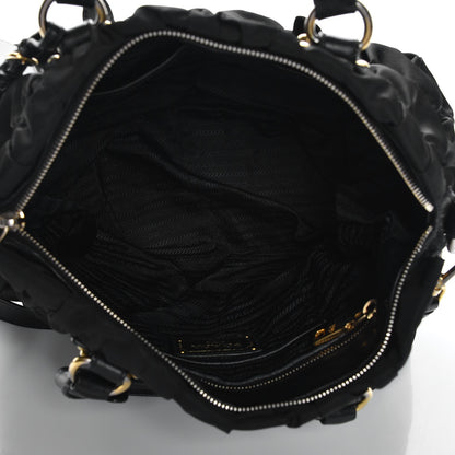 Prada Tessuto Nylon Gaufre Tote Nero Black 6 of 9