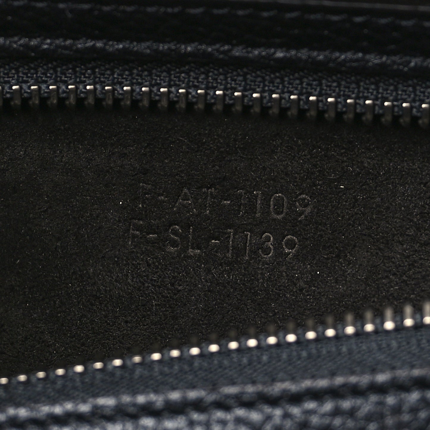 Drummed Calfskin Mini Luggage Black
