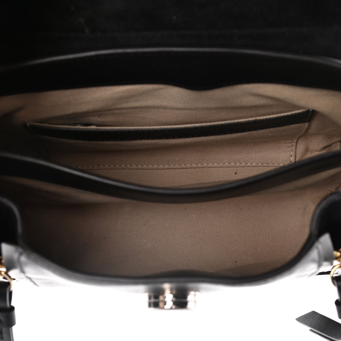 Calfskin Small Faye Day Shoulder Bag Black