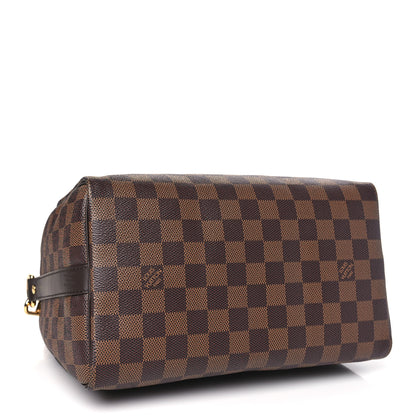 Louis Vuitton Damier Ebene Braided Speedy Bandouliere 25 Pink 4 of 9