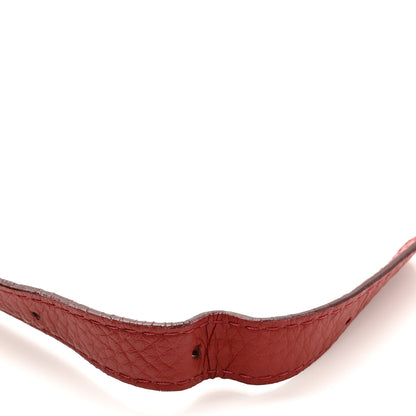 Chloe Grained Calfskin Small Marcie Saddle Bag Sienna Red 14 of 15