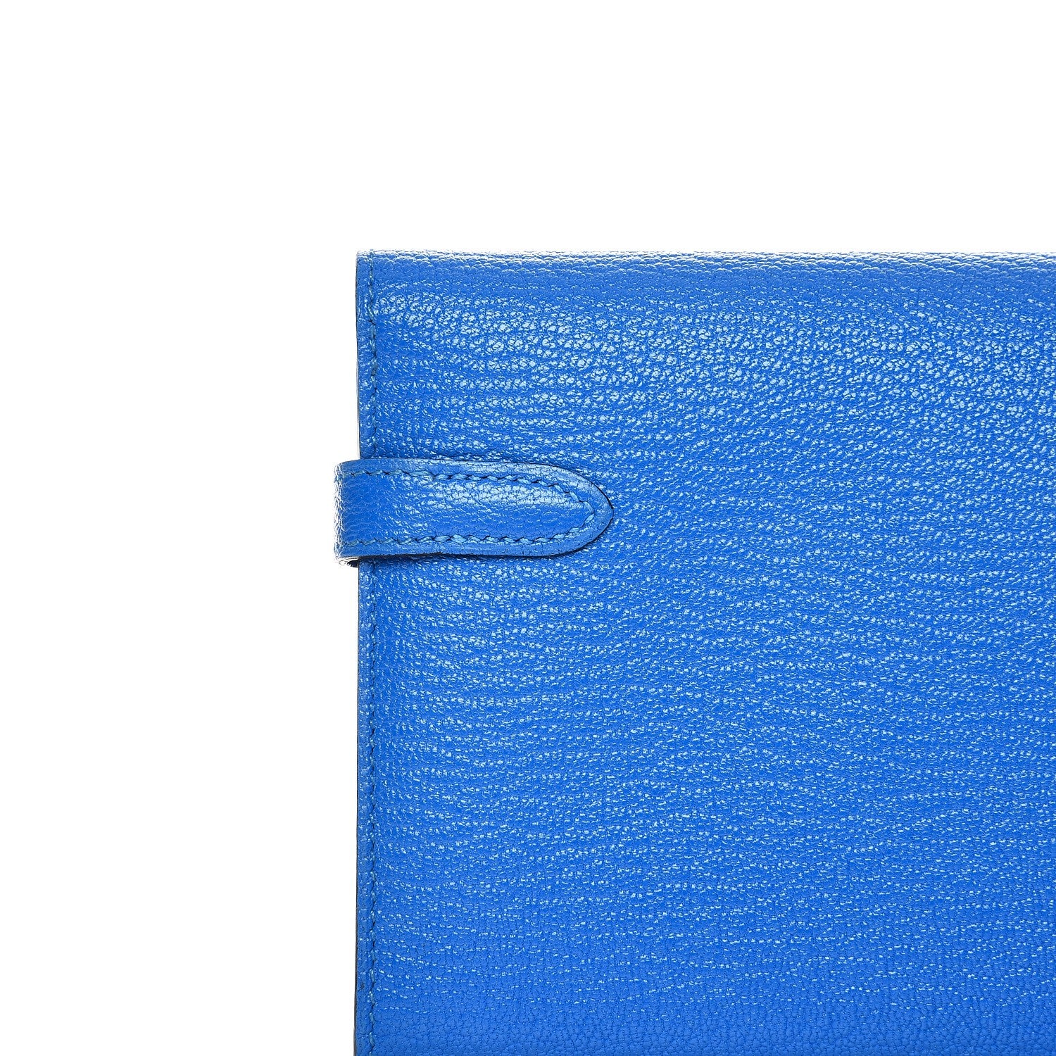 Hermes Chevre Mysore Kelly Longue Wallet Bleu Hydra 12 of 13