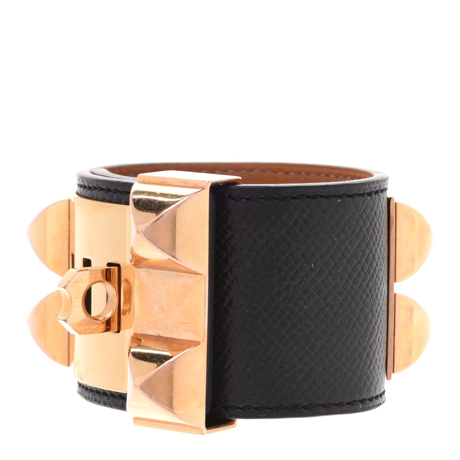 Hermes Epsom Collier de Chien CDC Bracelet XS Black 3 of 9