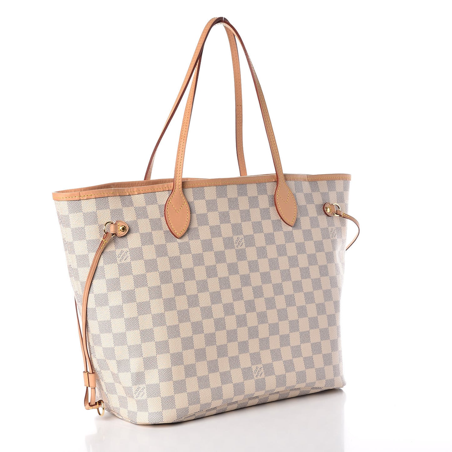 Damier Azur Neo Neverfull MM Rose Ballerine