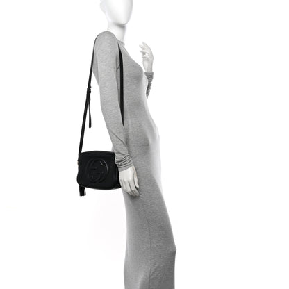 Gucci Pebbled Calfskin Small Soho Disco Bag Black 2 of 16