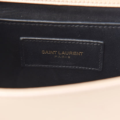 Saint Laurent Grain De Poudre Small Monogram Kate Satchel Nude Powder 6 of 12