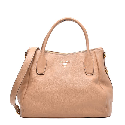 Prada Vitello Daino Shopping Tote Sughero 1 of 9