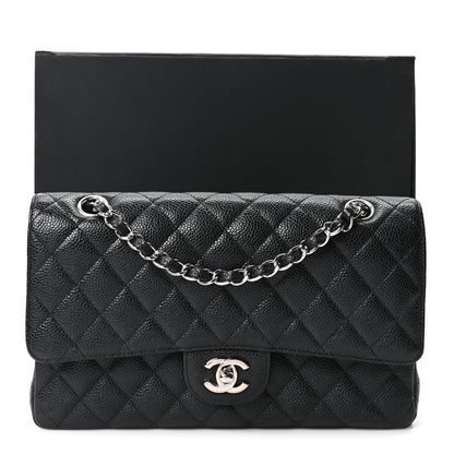 Chanel Caviar Quilted Medium Double Flap Black 11 of 11