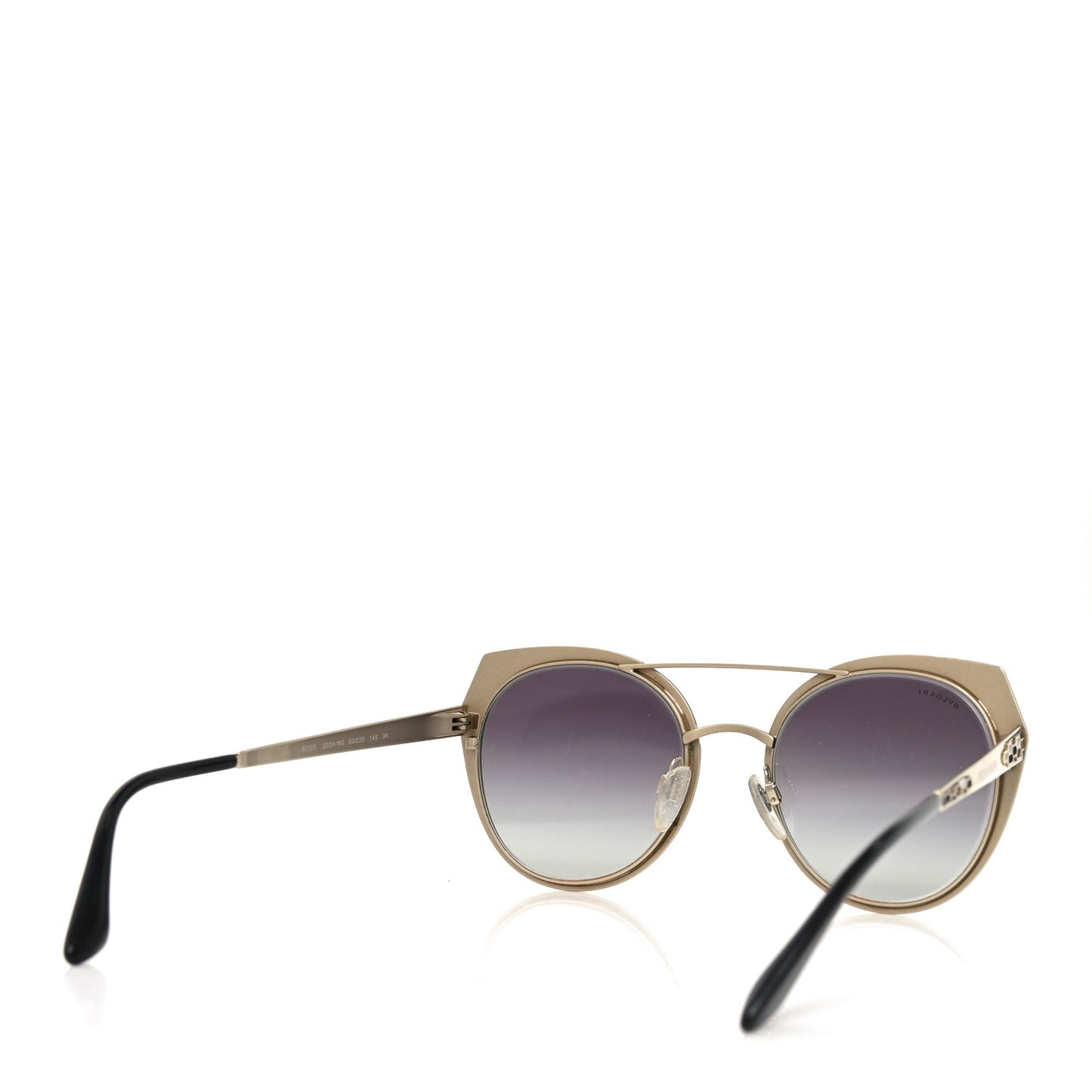 Serpenti 6095 Sunglasses Black Gold
