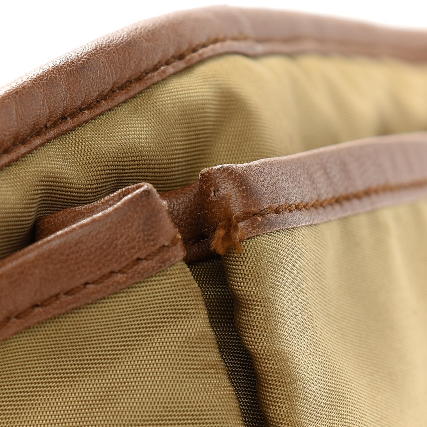 Tessuto Nylon Messenger Bag Tabacco