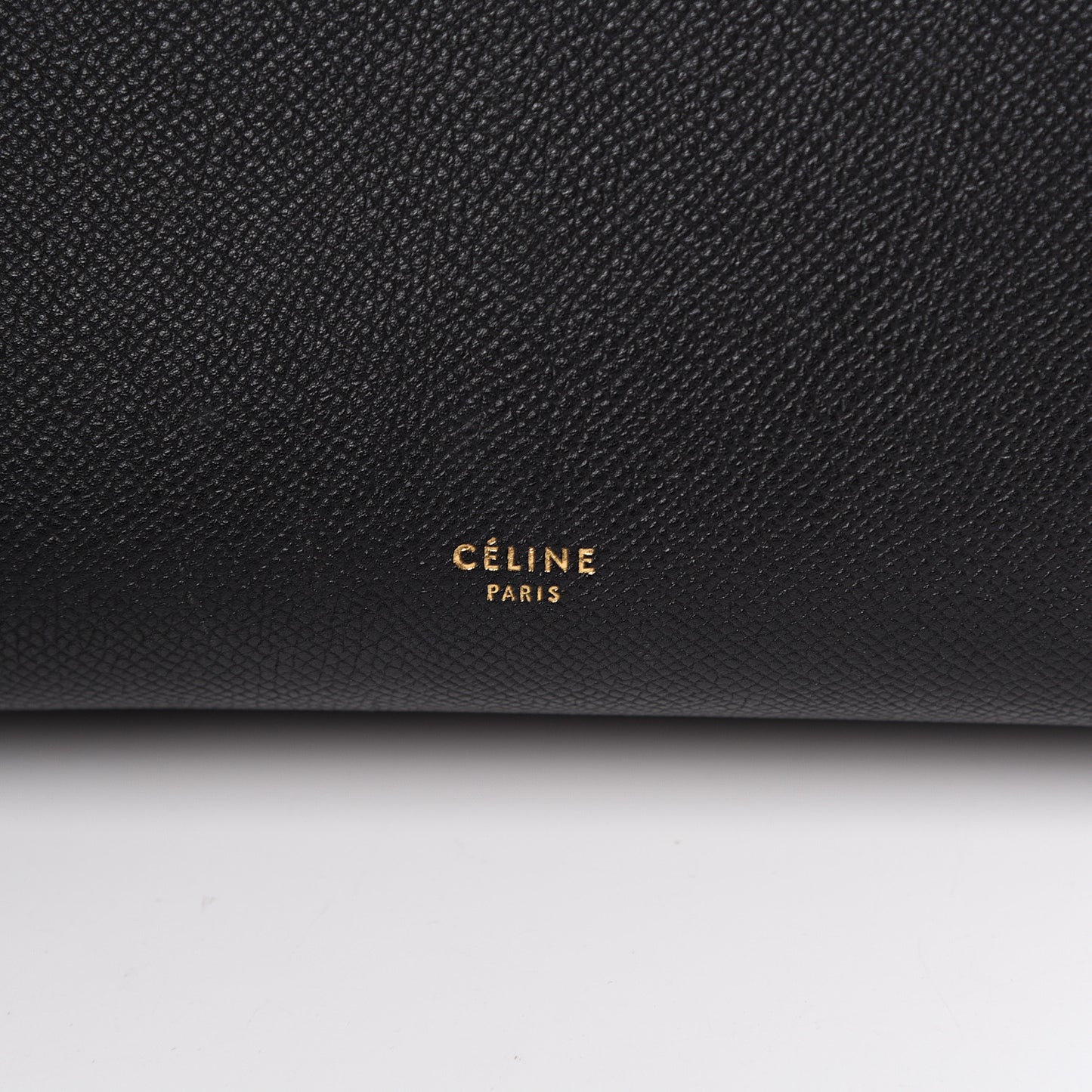 Grained Calfskin Micro Belt Bag Black
