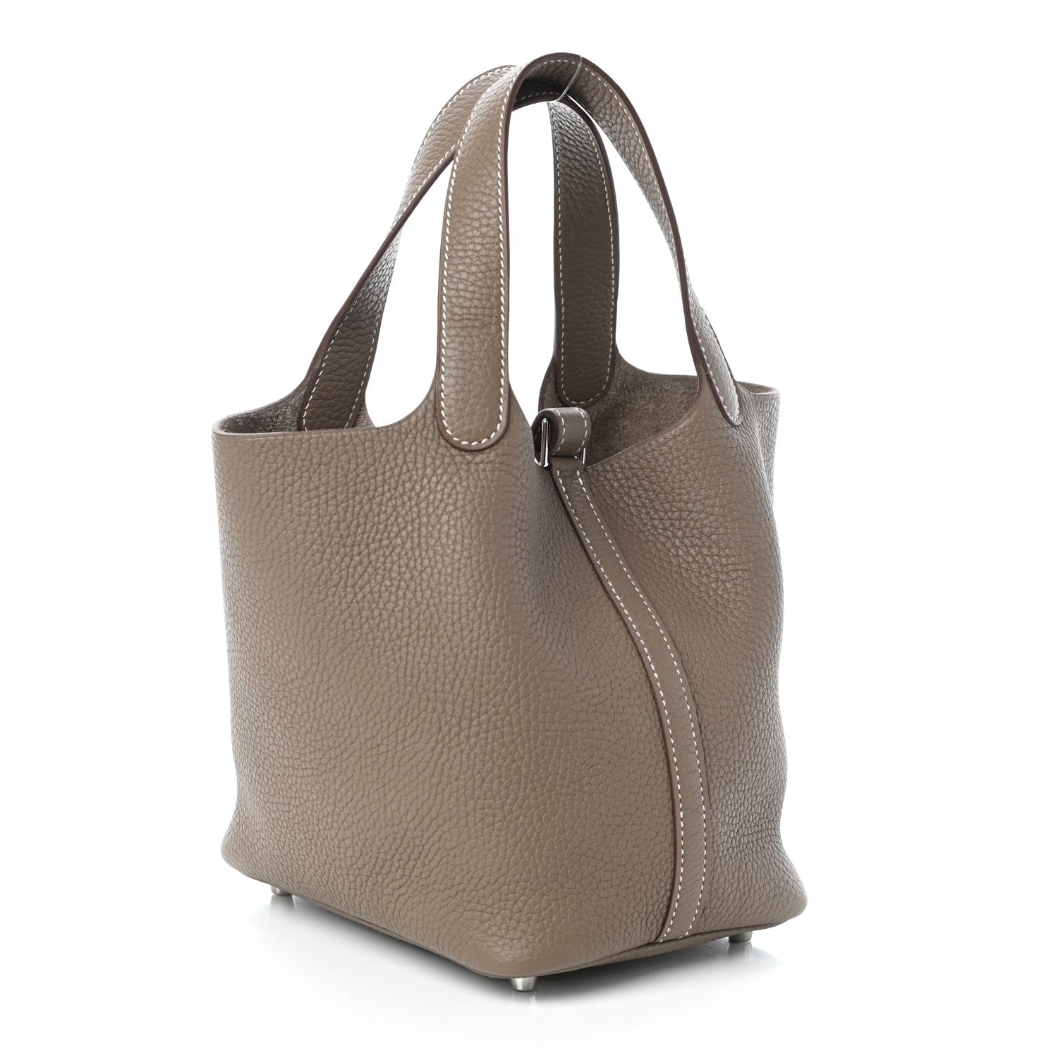 Hermes Taurillon Clemence Picotin Lock 18 PM Etoupe 3 of 10