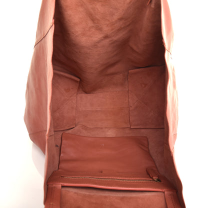 Celine Lambskin Horizontal Cabas Sienna 5 of 10