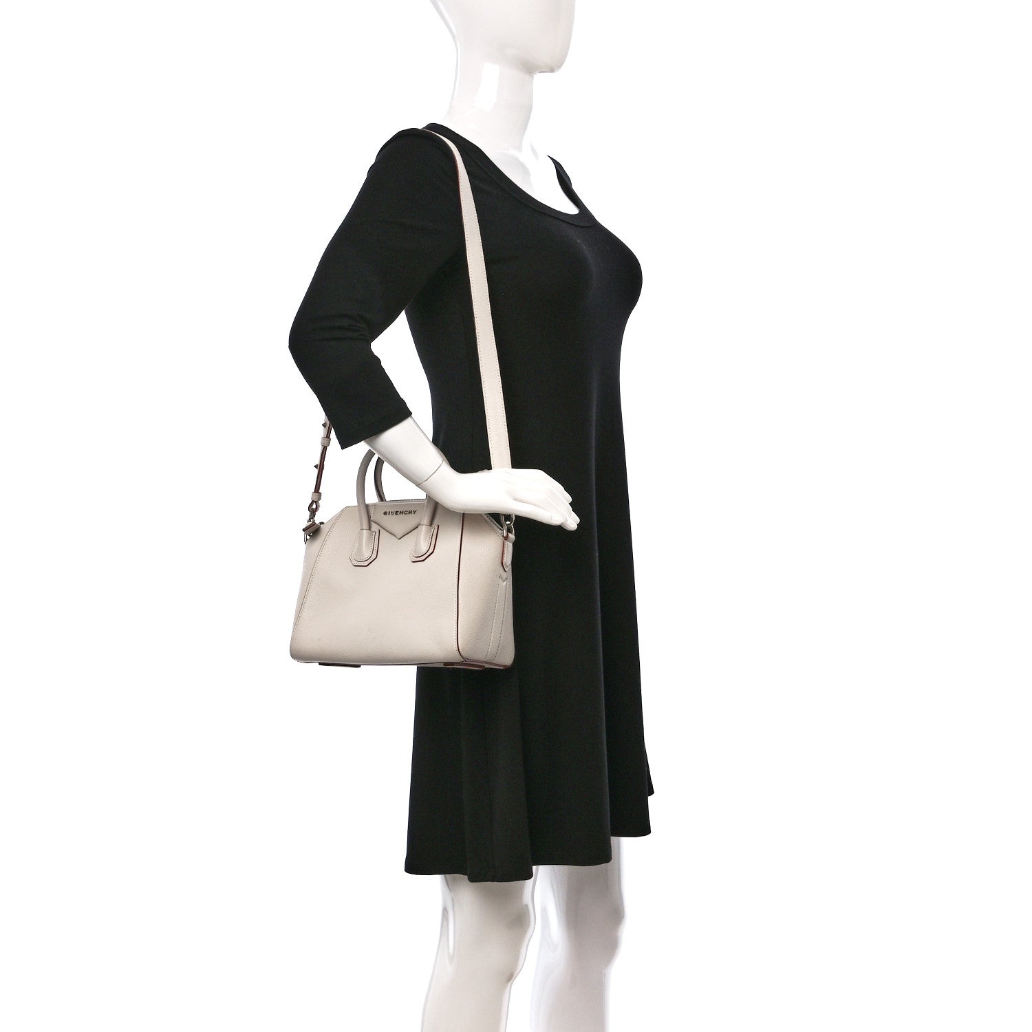 Givenchy Sugar Goatskin Mini Antigona White 2 of 17