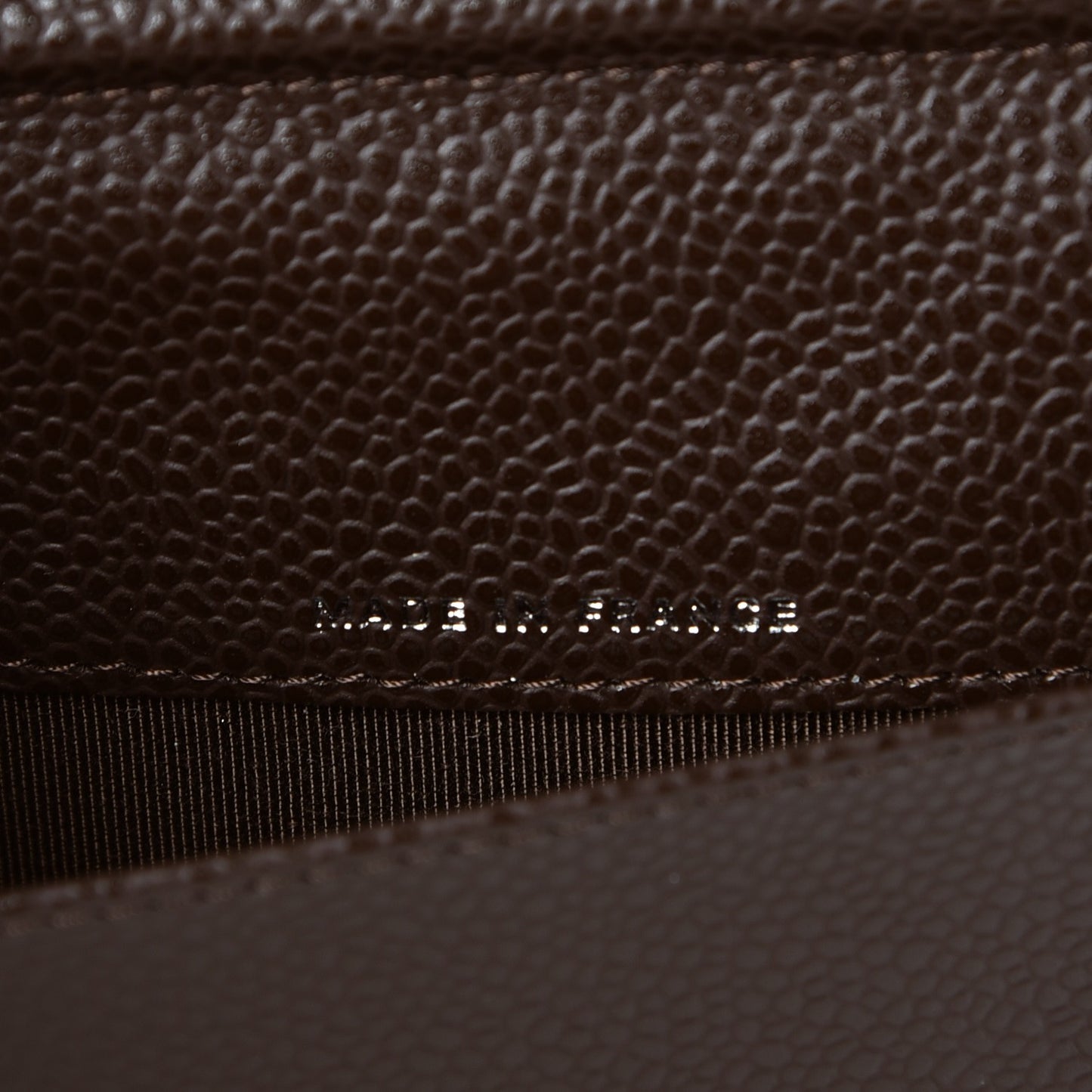 Caviar Quilted Notebook Agenda Cover Dark Brown