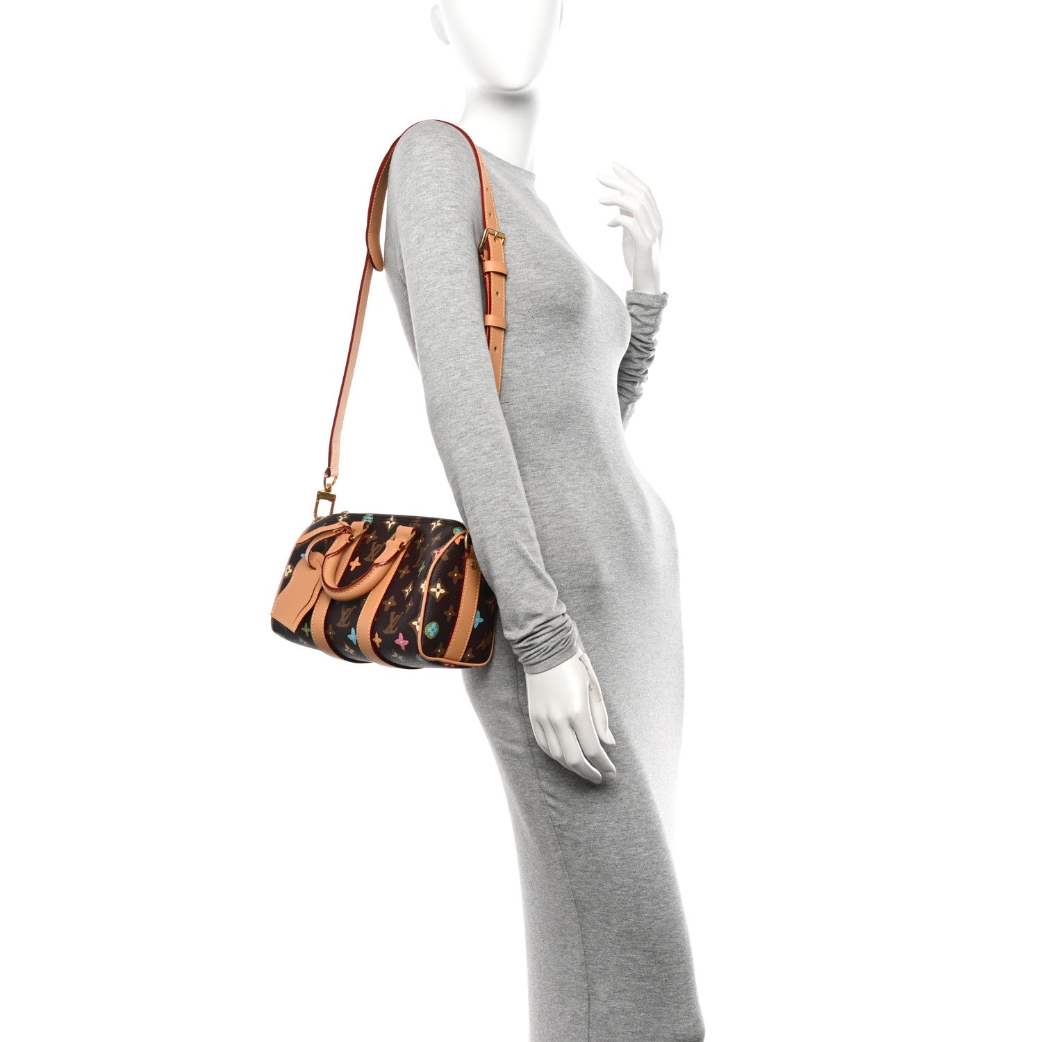 Louis Vuitton Monogram Craggy Keepall Bandouliere 25 Chocolate 2 of 10