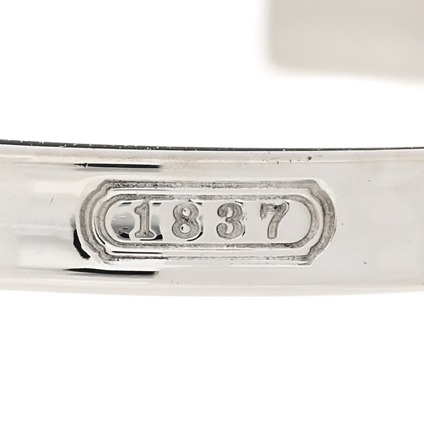 Sterling Silver Medium Narrow 1837 Hoop Earrings
