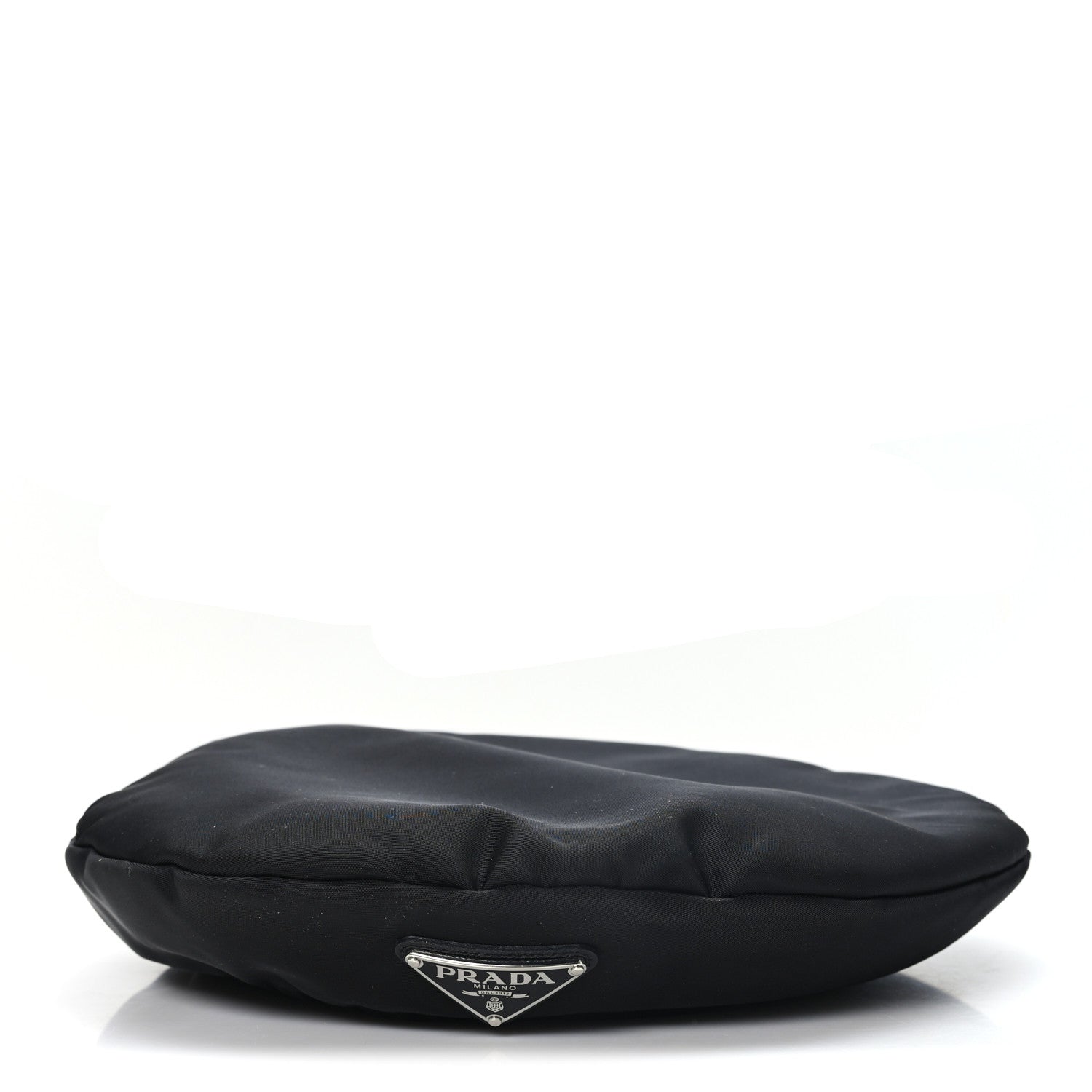 Prada Re-Nylon Metal Triangle Logo Beret L Black 3 of 8