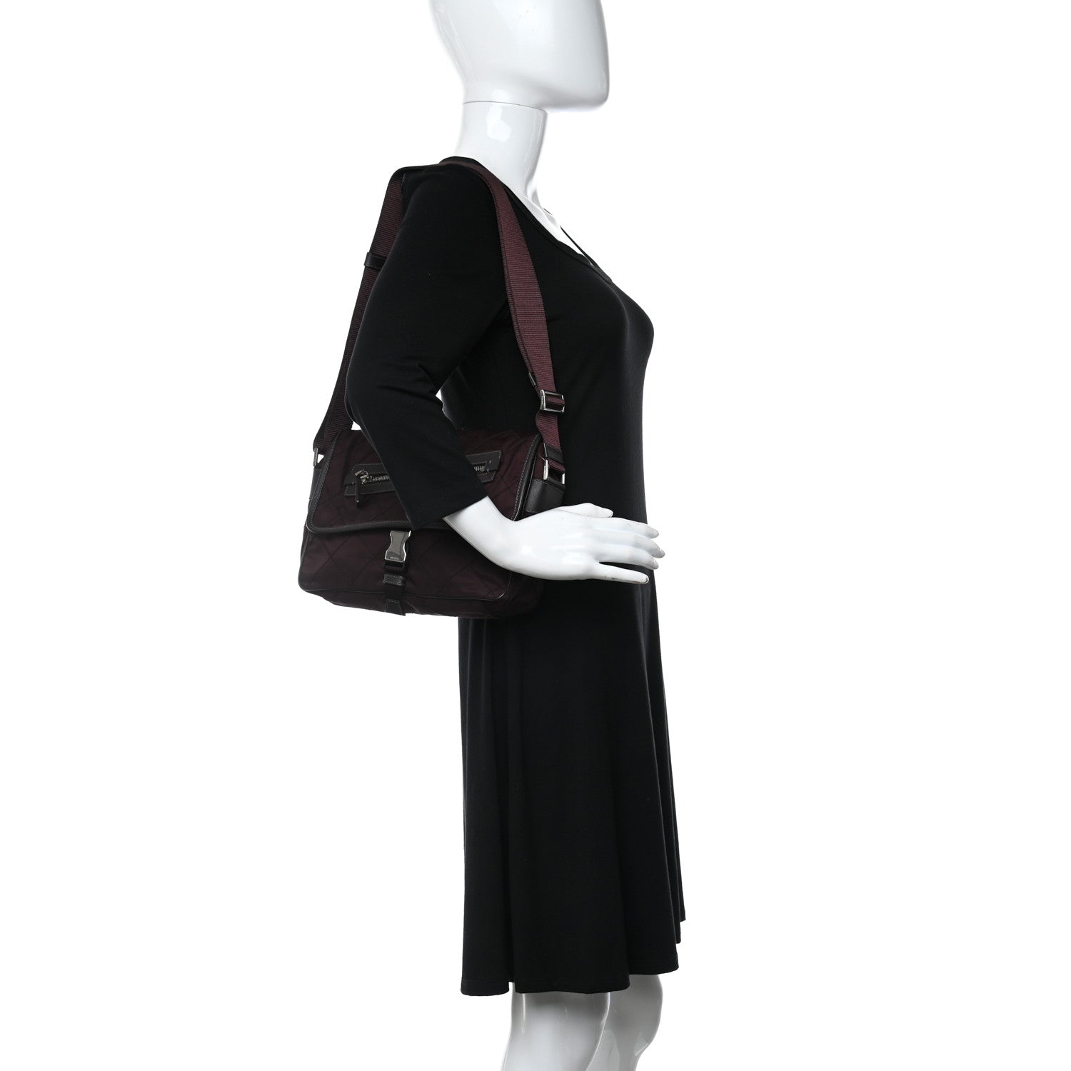 Prada Nylon Tessuto Impuntu Quilted Messenger 3 of 10